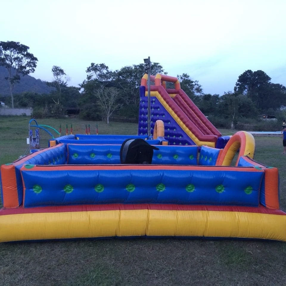 Touro mecânico inflável para aluguel